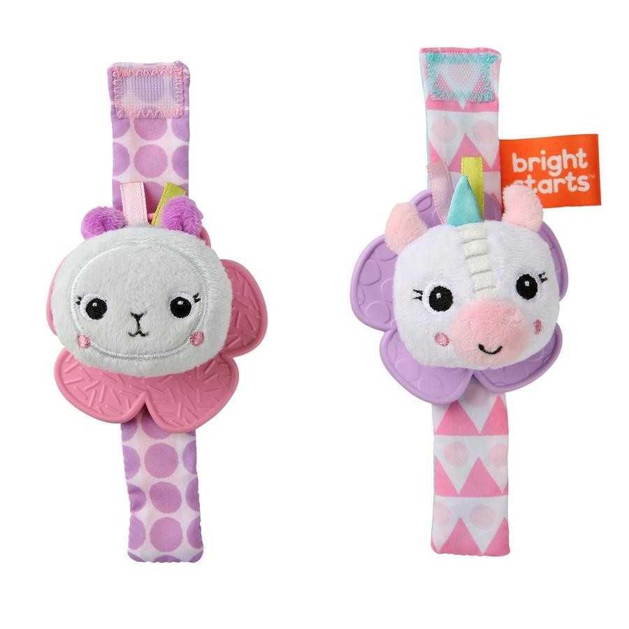 Bright Starts - Jucarie de dentitie Lama vesela si Unicornul fericit 6 Bright Starts – Jucarie de dentitie Lama vesela si Unicornul fericit