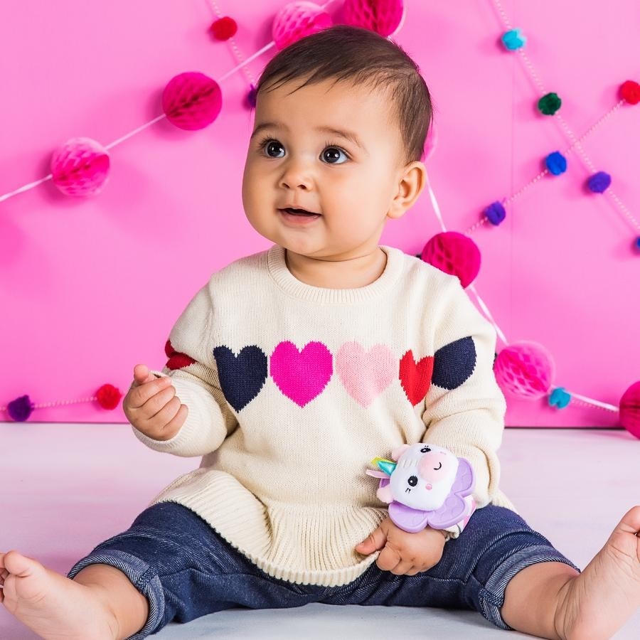 Bright Starts – Jucarie de dentitie Lama vesela si Unicornul fericit tiny tots bebe magazin copii cluj (3)