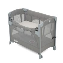 Patut pliabil cosleeper Joie Kubbie Foggy Gray