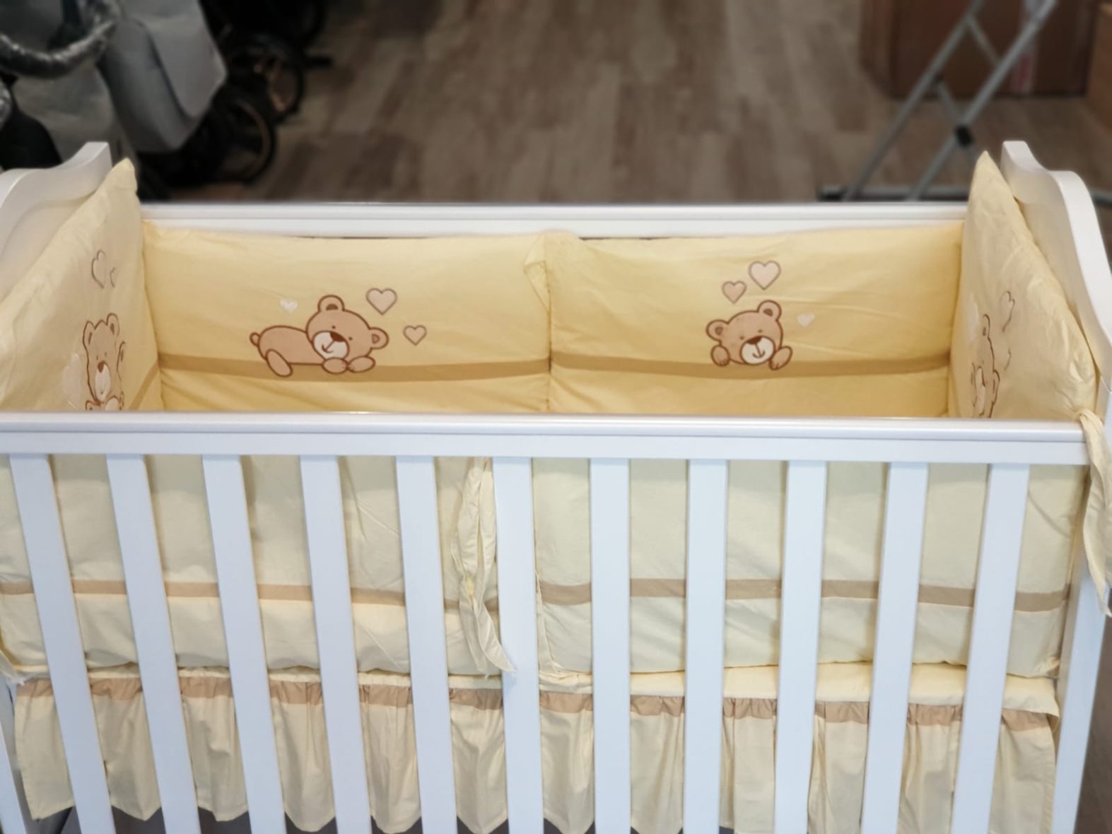 Set de lenjerie 7p Teddy Bear din Bumbac Organic www.tinytotsbebe.ro (16)