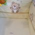 Set de lenjerie 7p Teddy Bear din Bumbac Organic www.tinytotsbebe.ro 4