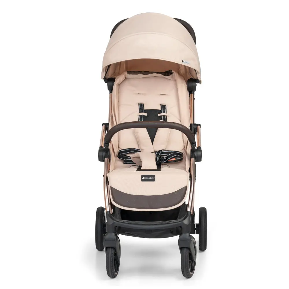 Carucior sport Leclerc Influencer XL Sand Chocolate - Tiny Tots Bebe
