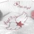 Set lenjerie de patut 5 piese Little Angel Corai www.tiny tots bebe.ro cluj 1