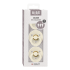 BIBS - Set 3 suzete Colour Latex, tetina rotunda, simetrica & anatomica 0 luni +-Ivory 2 2
