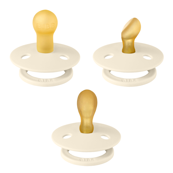 BIBS - Set 3 suzete Colour Latex, tetina rotunda, simetrica & anatomica 0 luni +-Ivory 4 BIBS – Set 3 suzete Colour Latex, tetina rotunda, simetrica & anatomica 0 luni +-Ivory