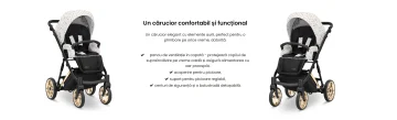 Carucior 3 in 1 Kunert Ivento White tinytotsbebe cluj 12