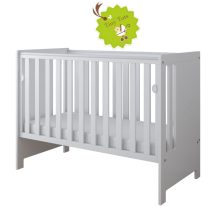 Patut cosleeper din lemn Birds White