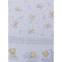 Cearceaf cu elastic 12060 cm Bears Blue
