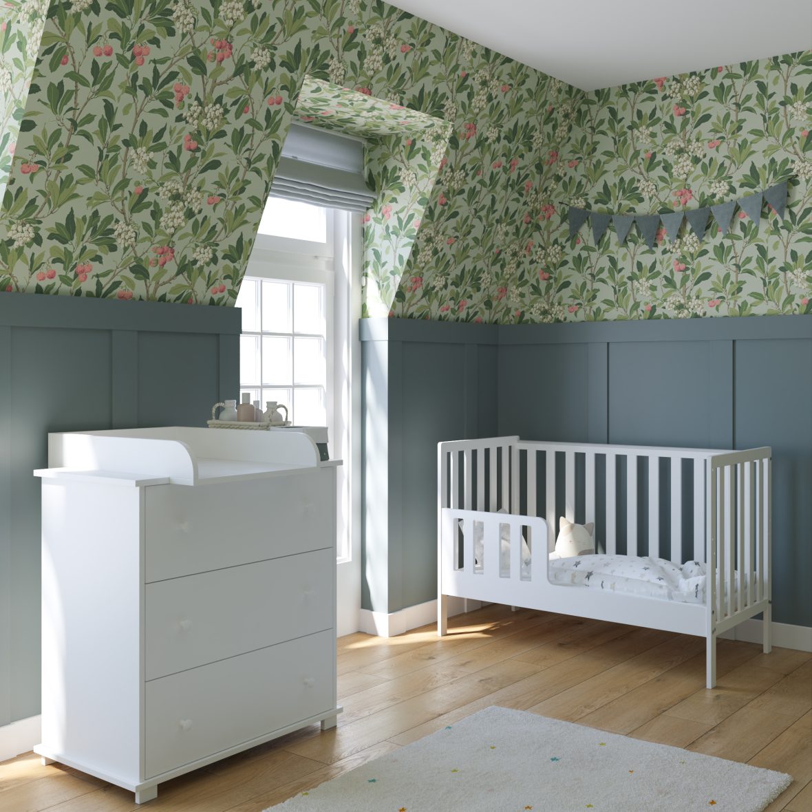 Patut pentru copii din lemn masiv Bambi (5)