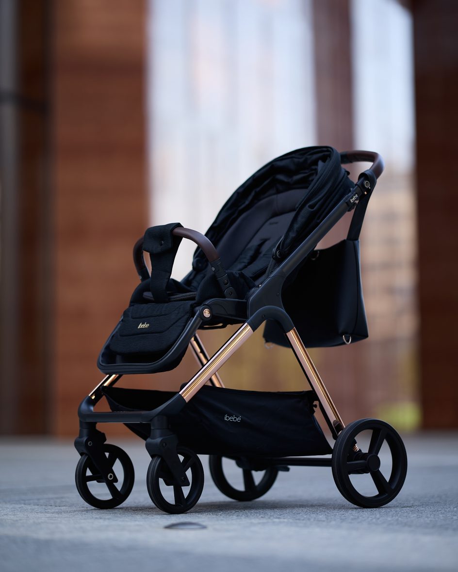 Carucior 2 in 1 iBebe Ice Black Copper magazin carucioare cluj (14)