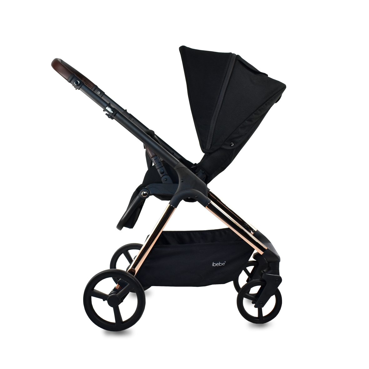 Carucior 2 in 1 iBebe Ice Black Copper magazin carucioare cluj (18)
