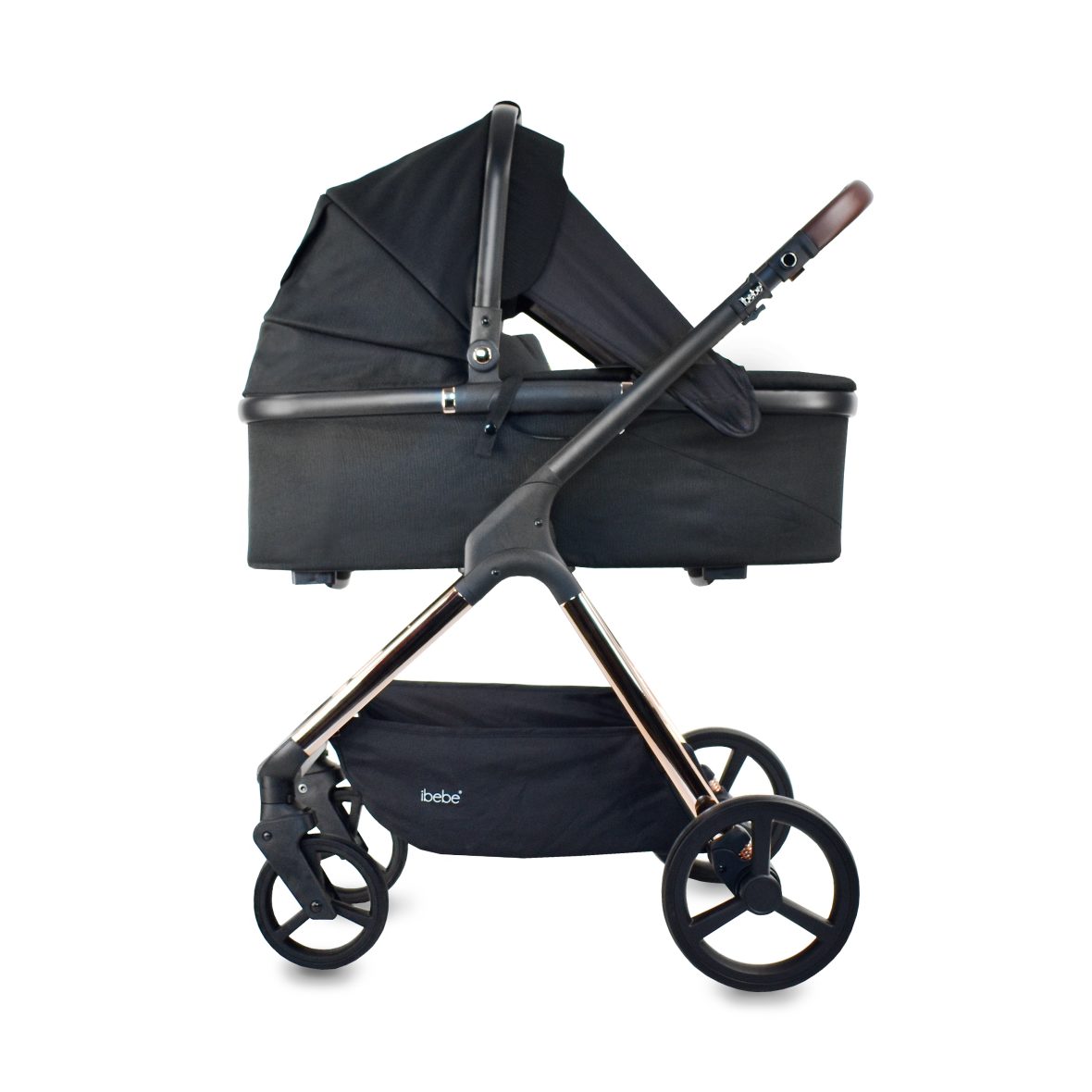 Carucior 2 in 1 iBebe Ice Black Copper magazin carucioare cluj (35)