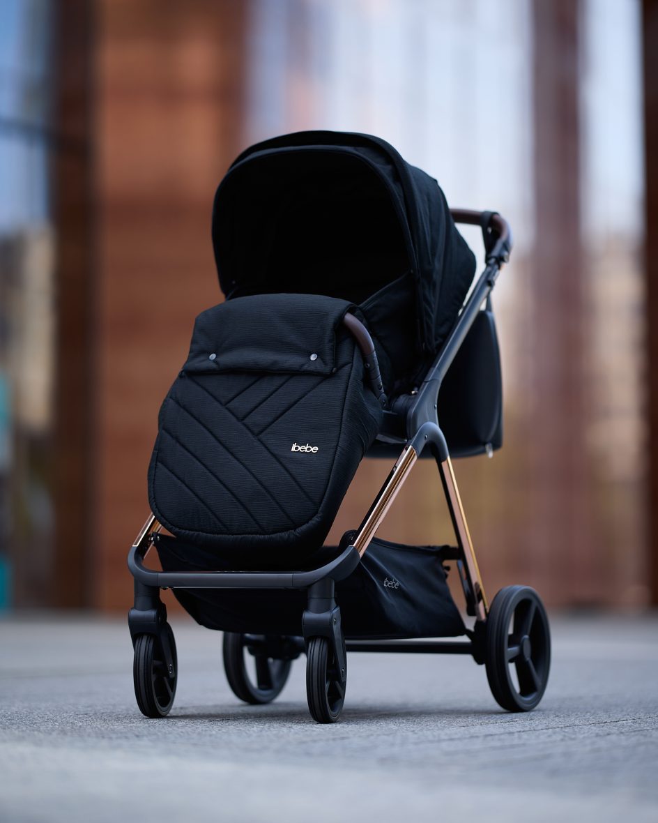 Carucior 2 in 1 iBebe Ice Black Copper magazin carucioare cluj (9)