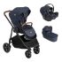 Carucior 3in1 Joie Versatrax E Navy - Parte sport, landou si scoica este combinatia ideala pentru ca plimbarile sa devina o distractie pentru toata familia!