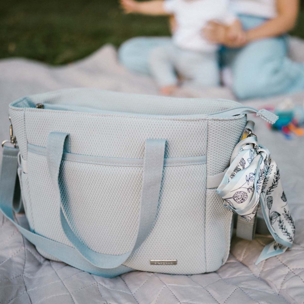 Geanta mame pentru carucior Carmen Gri – magazin carucioare cluj, tiny tots bebe cluj (7)