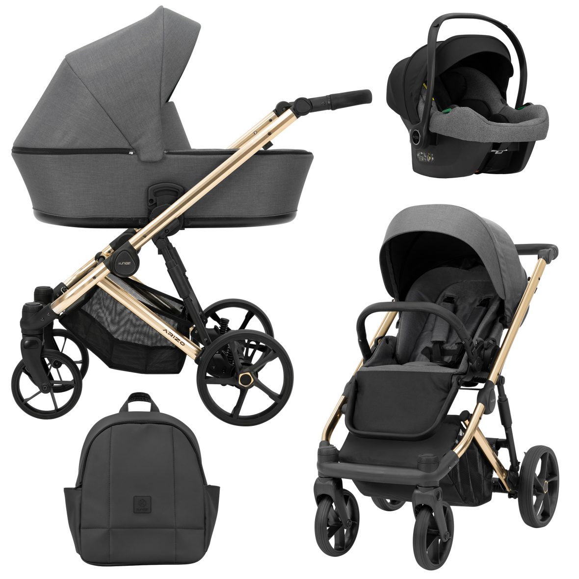 Carucior 3 in 1 Kunert Arizo Premium Graphite