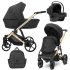 Carucior 3 in 1 Kunert Arizo Premium Eco Black