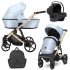 Carucior 3 in 1 Kunert Arizo Premium Eco Blue 1 Carucior 3 in 1 Kunert Arizo Premium Eco Blue