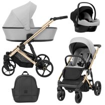 Carucior 3 in 1 Kunert Arizo Premium Grey