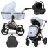 Carucior 3 in 1 Kunert Brav Eco Blue tiny tots bebe magazin carucioare copii cluj