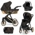 Carucior 3 in 1 Kunert Premium Glam Stylish Black