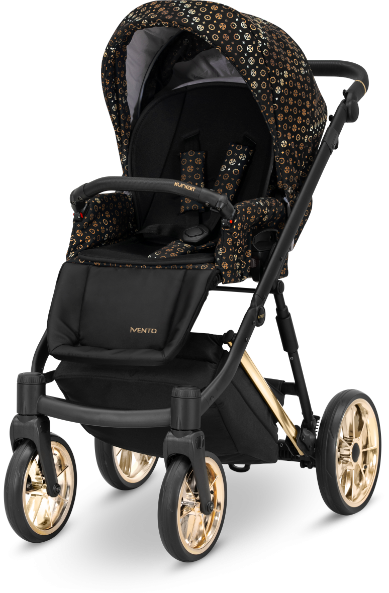 Carucior 3 in 1 Kunert Premium Glam Stylish Black