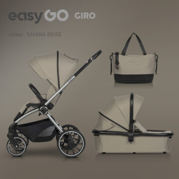 Carucior 2 in 1 EasyGo Giro Beige 72 Carucior 2 in 1 EasyGo Giro Beige