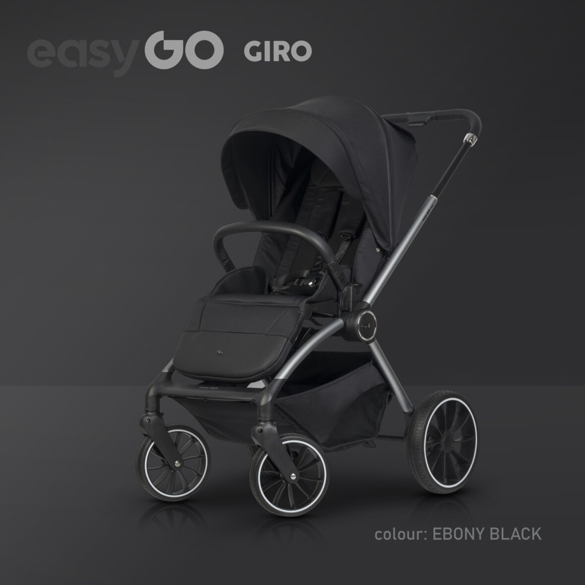 Carucior 2 in 1 EasyGo Giro Black tiny tots bebe magazin carucioare copii cluj. (7)