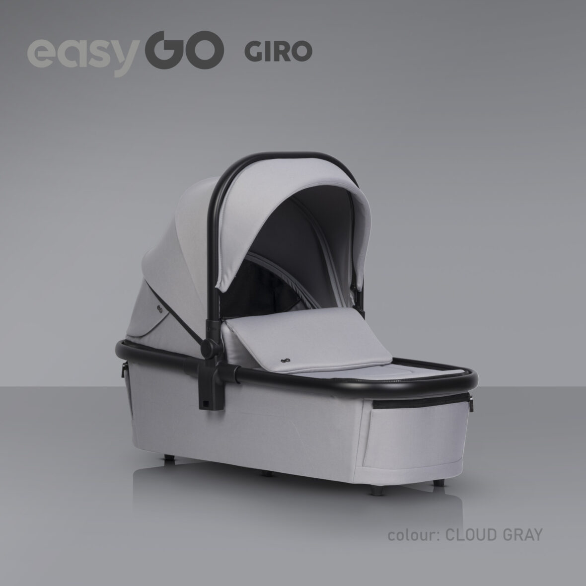 Carucior 2 in 1 EasyGo Giro Grey tiny tots bebe magazin carucioare copii cluj (2)