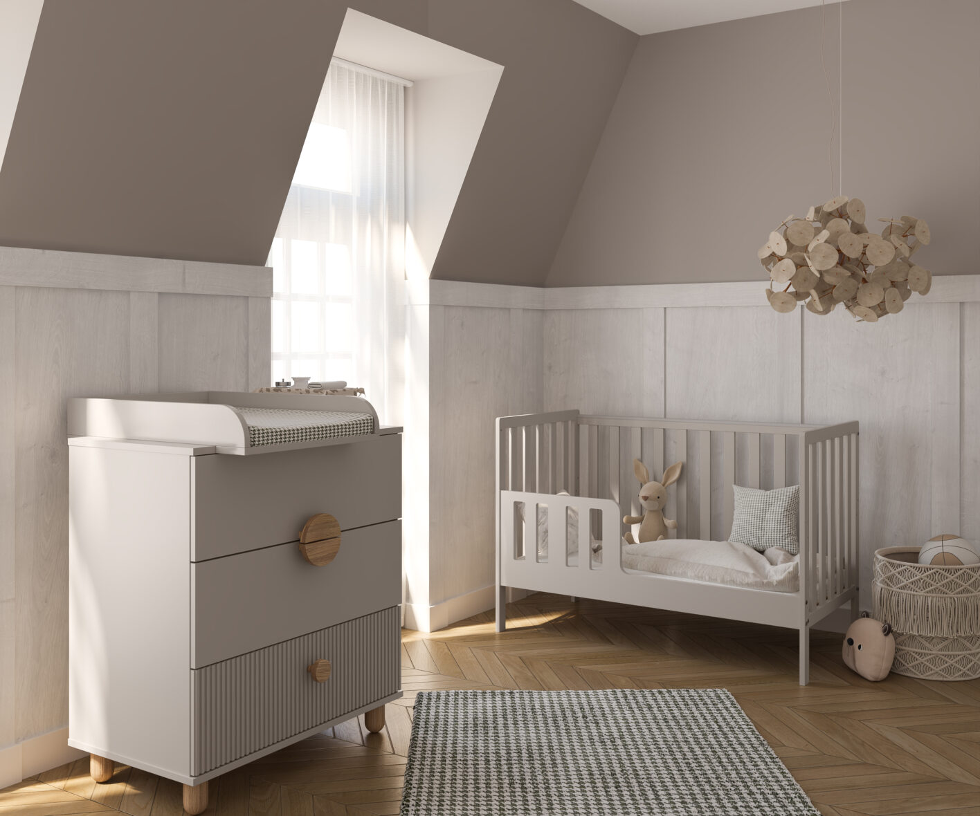 Patut pentru copii din lemn masiv 12060 cm Bambi Cashmere tiny tots bebe magazin copii cluj (5)