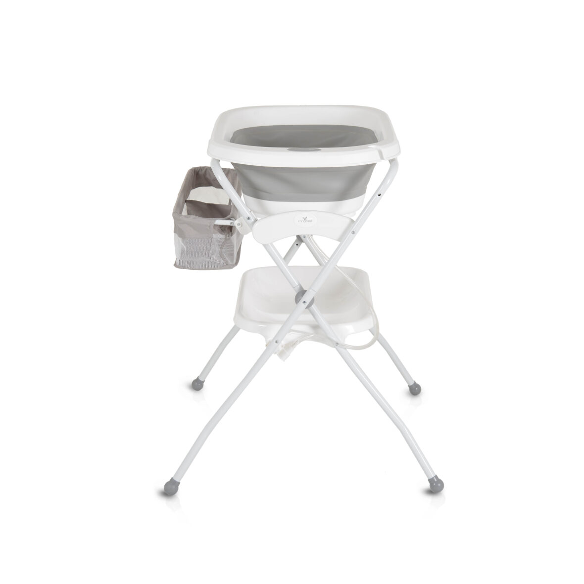 Cadita bebe multifunctionala cu suport si masa de schimbat Grey tiny tots bebe magazin copii cluj (3)