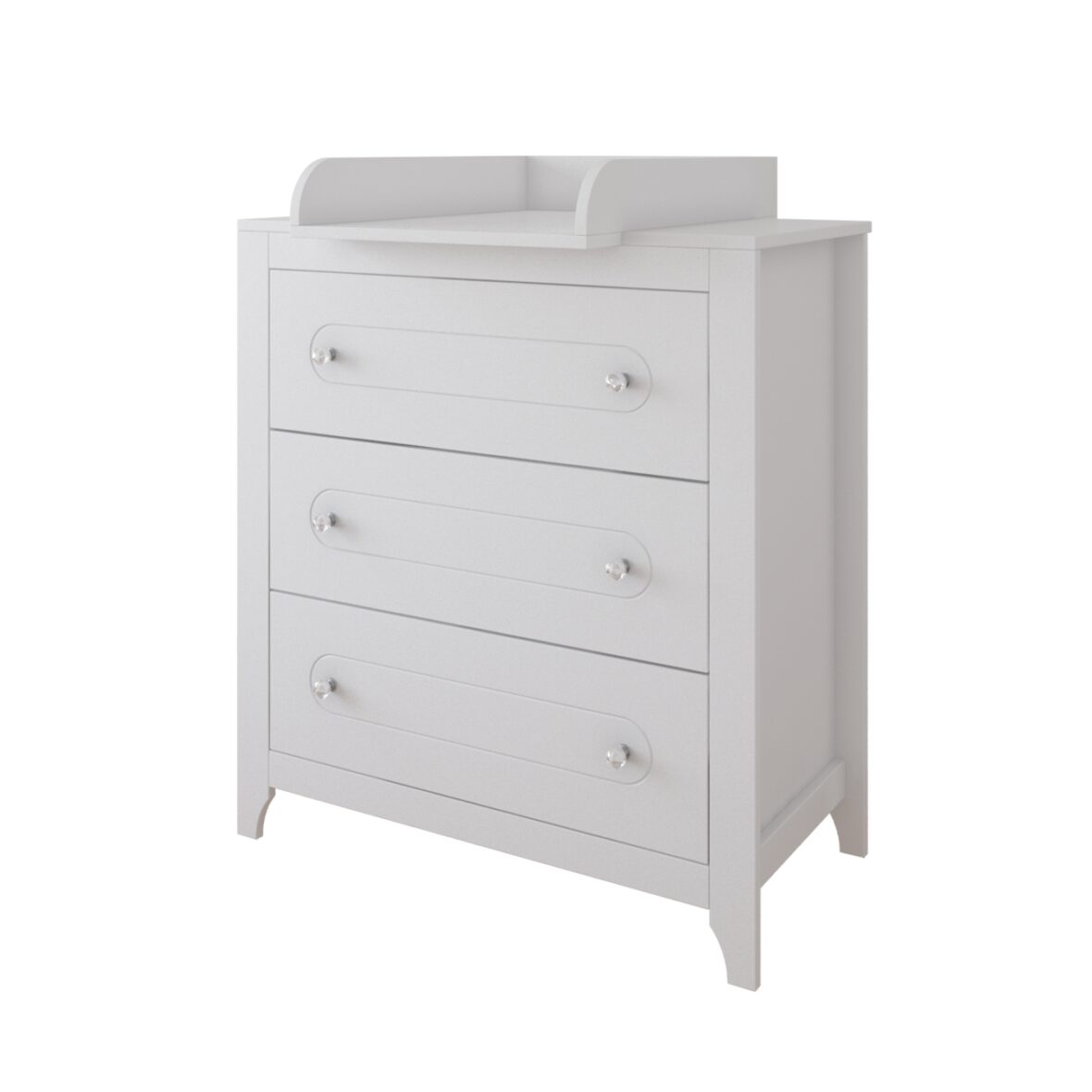 Masa pentru infasat Glamour White tiny tots bebe magazin copii cluj (5)