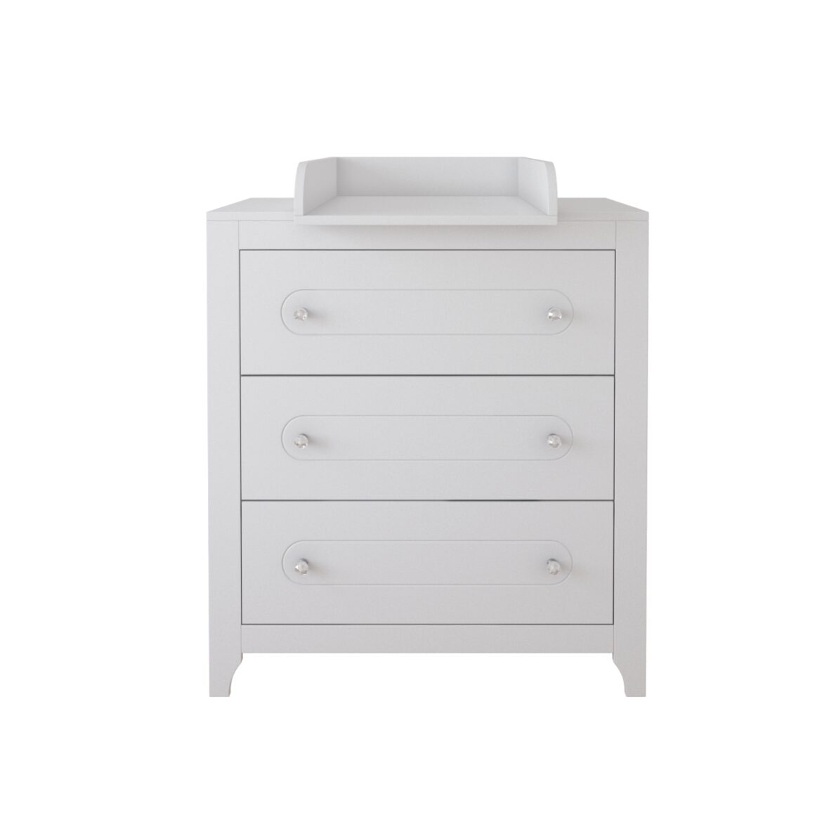 Masa pentru infasat Glamour White tiny tots bebe magazin copii cluj (6)