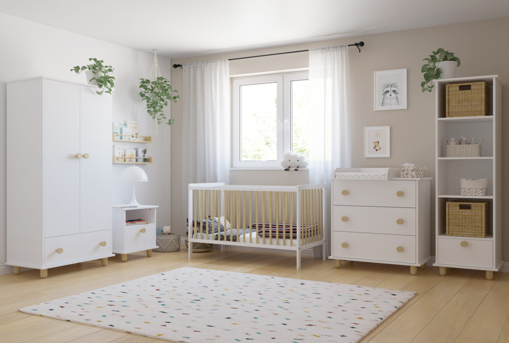 Masa pentru infasat Lumi White tiny tots bebe magazin copii cluj (3)