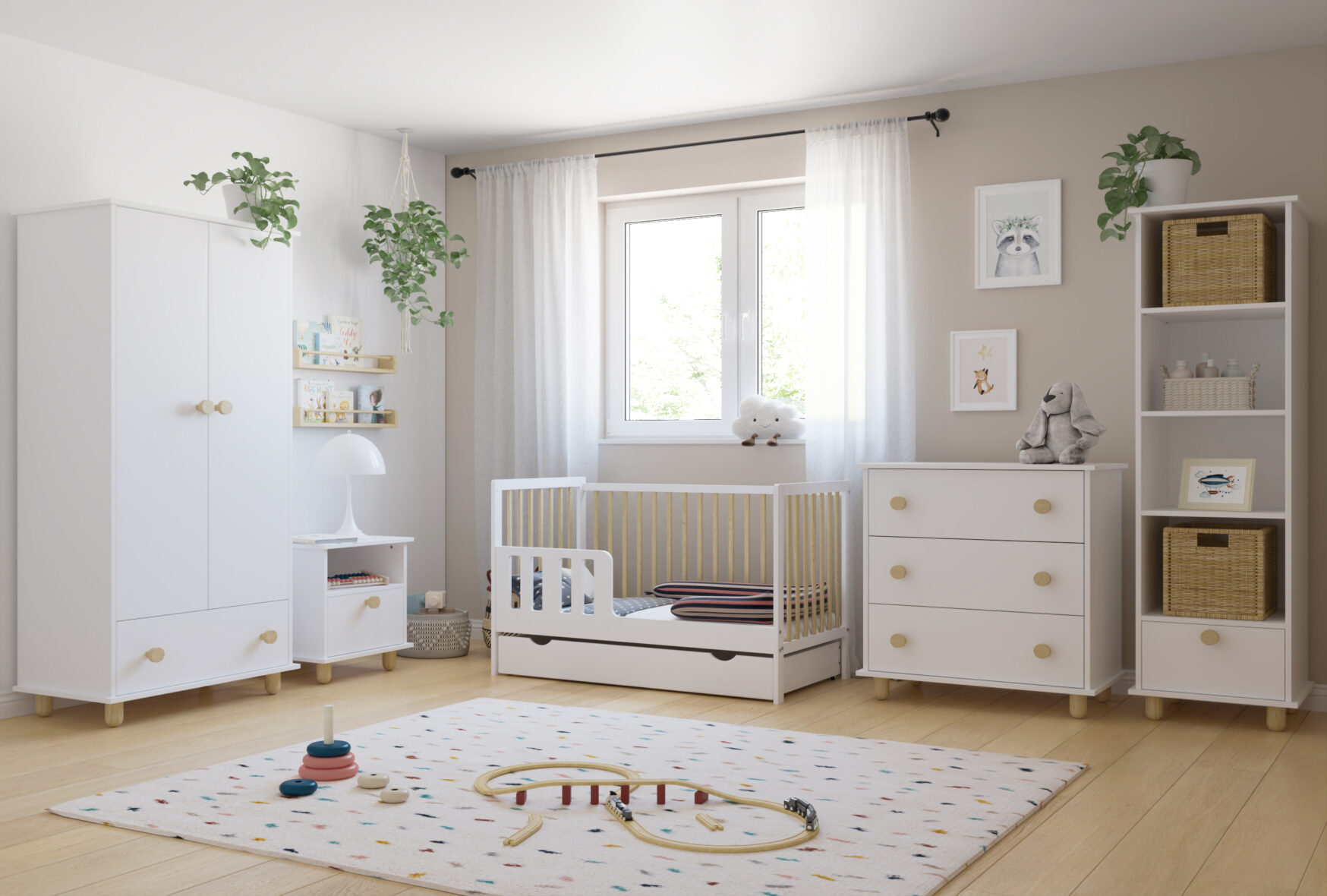 Masa pentru infasat Lumi White tiny tots bebe magazin copii cluj (4)