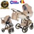 Carucior 2 in 1 Junama Diamond Candy Premium 05 Beige V3