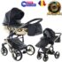 Carucior 2 in 1 Junama Diamond Enzo Gold 01 Black V3