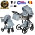 Carucior 2 in 1 Junama Diamond FL Mirror 08 Blue Sky SLV