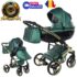Carucior 2 in 1 Junama Diamond Fluo 02 Green Gold