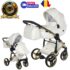 Carucior 2 in 1 Junama Diamond Fluo 17 Gold Eco White