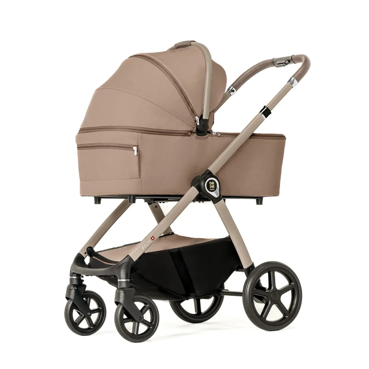 Carucior pentru copii 2 in 1 Dada Prams Flux Beige tiny tots bebe magazin carucioare copii cluj (2)