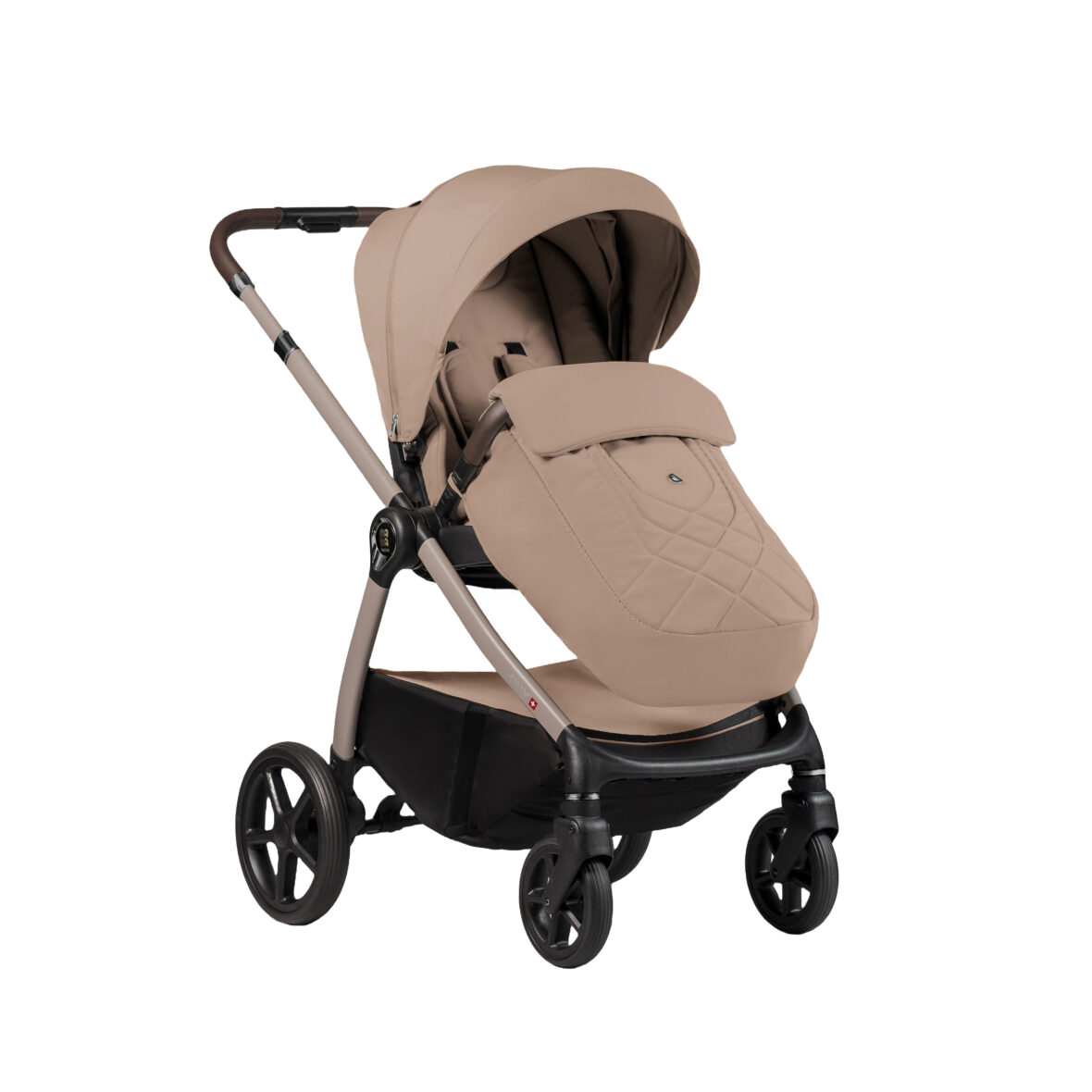 Carucior pentru copii 2 in 1 Dada Prams Flux Beige tiny tots bebe magazin carucioare copii cluj (6)