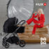 Carucior pentru copii 2 in 1 Dada Prams Flux Black tiny tots bebe magazin copii cluj 1 1