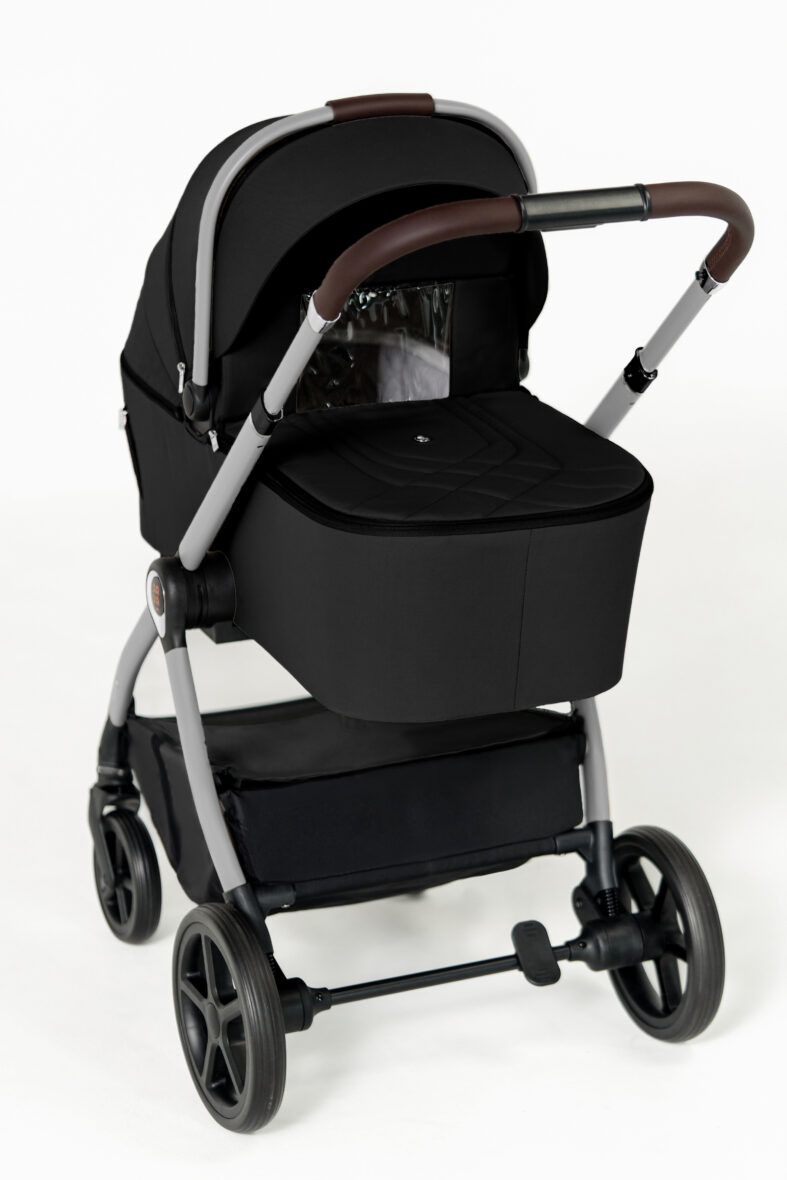 Carucior pentru copii 2 in 1 Dada Prams Flux Black tiny tots bebe magazin copii cluj (3)