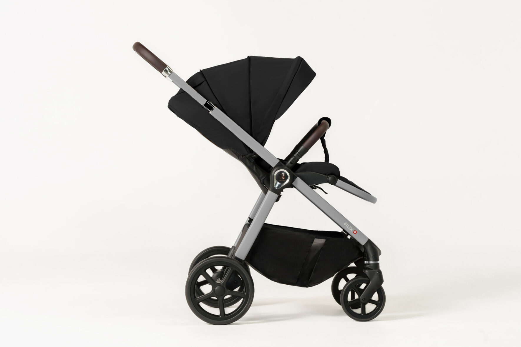 Carucior pentru copii 2 in 1 Dada Prams Flux Black tiny tots bebe magazin copii cluj (6)