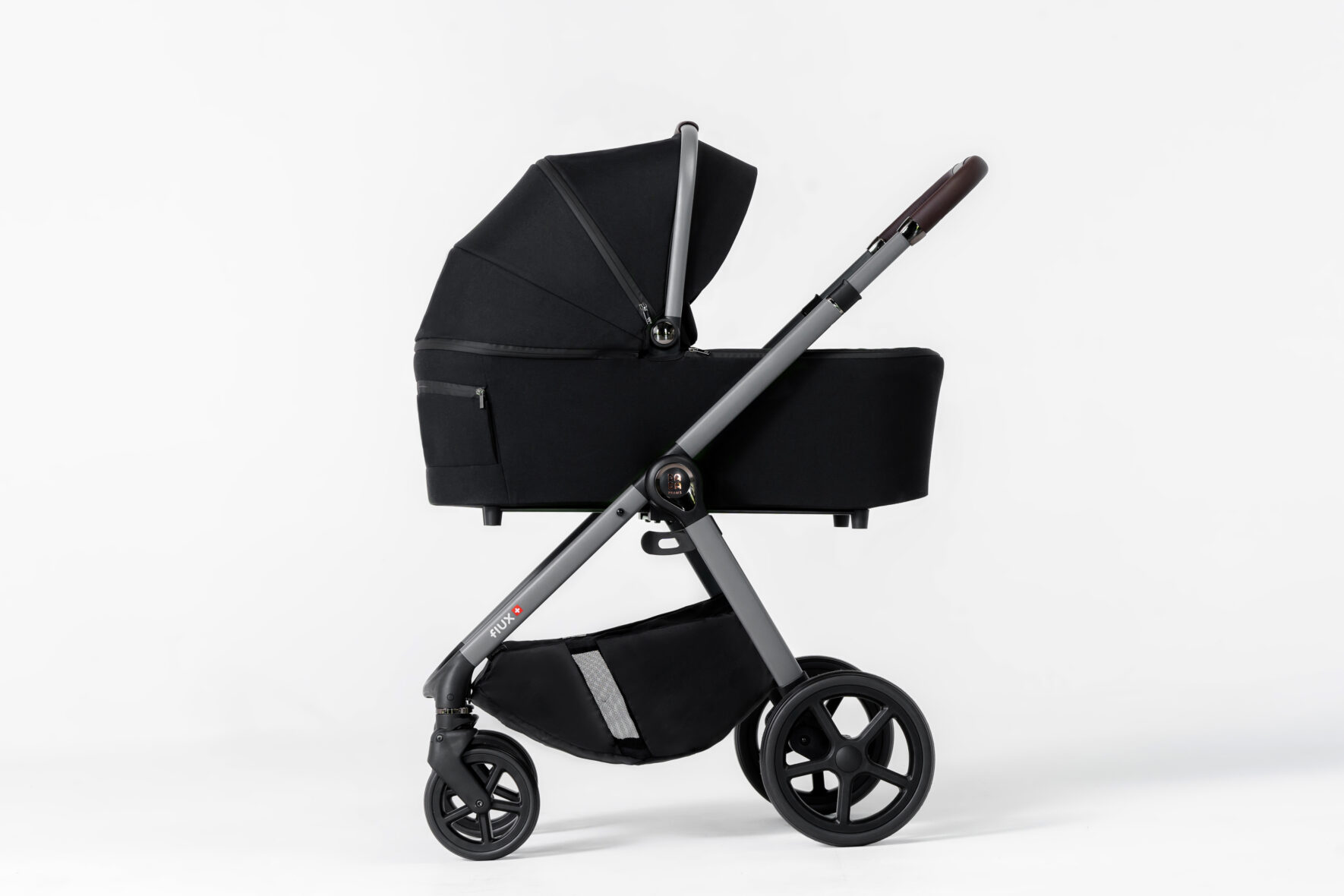 Carucior pentru copii 2 in 1 Dada Prams Flux Black tiny tots bebe magazin copii cluj (9)