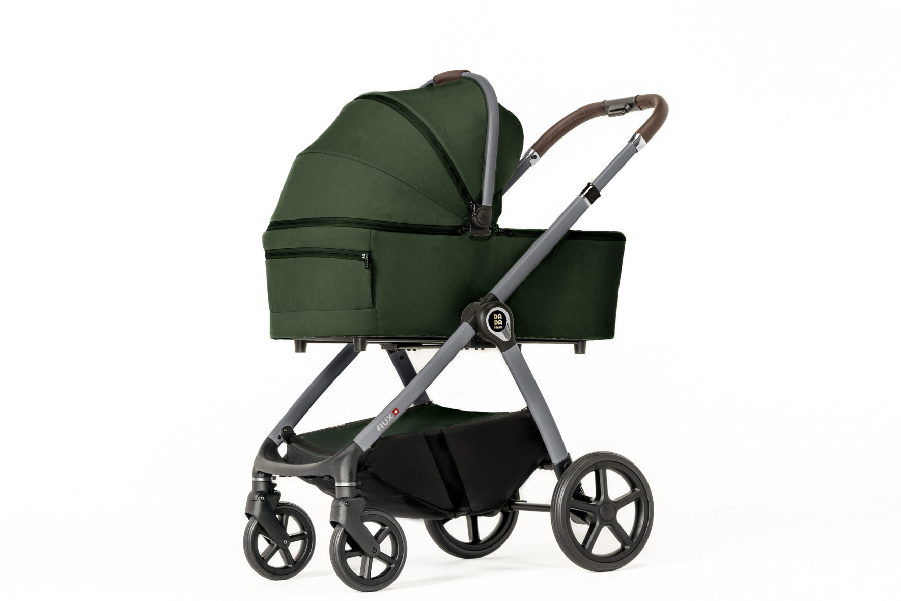 Carucior pentru copii 2 in 1 Dada Prams Flux Green tiny tots bebe magazin copii cluj (3)