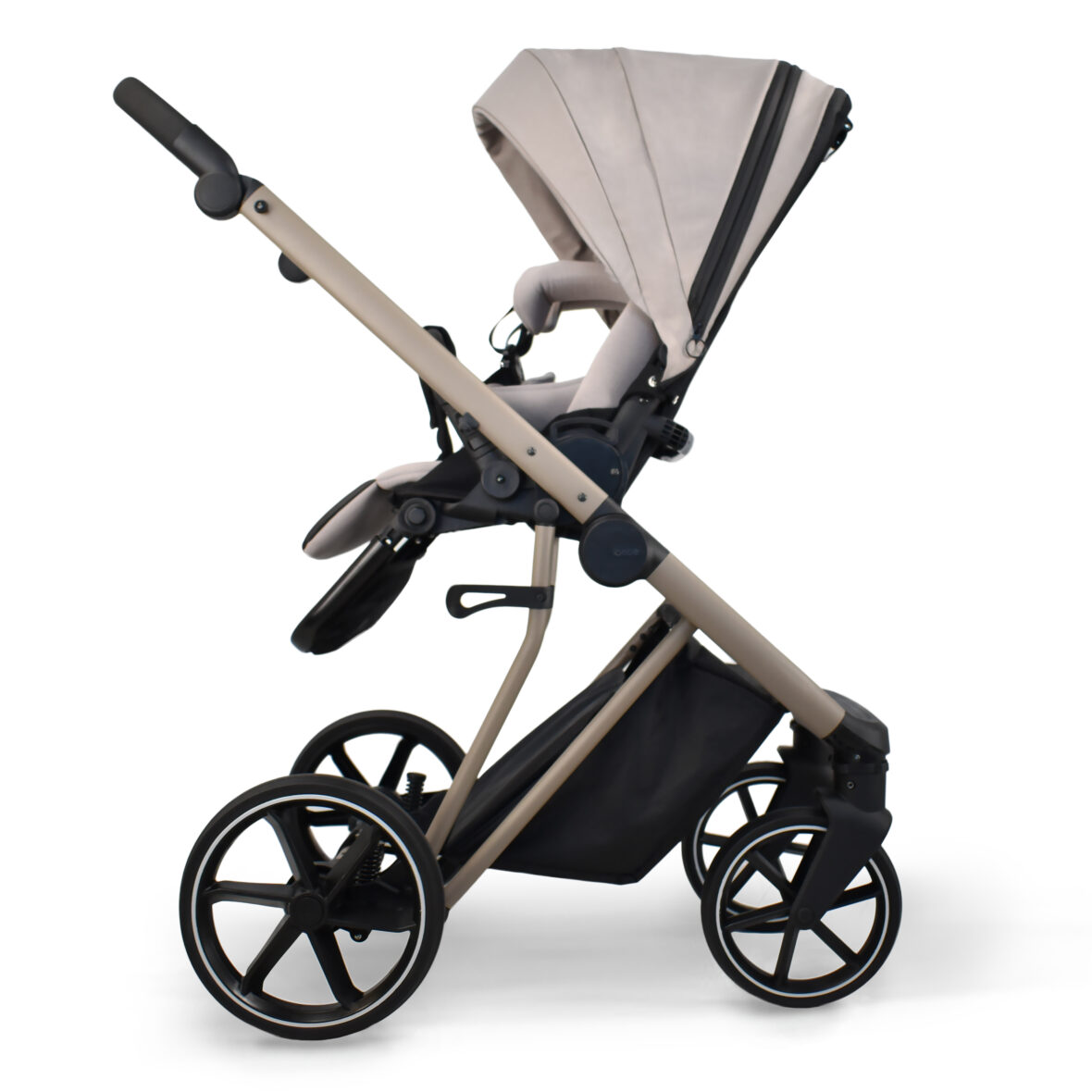 Cărucior pentru copii 2 in 1 iBebe Next2 Beige magazin copii cluj imporattor ibebe (6)