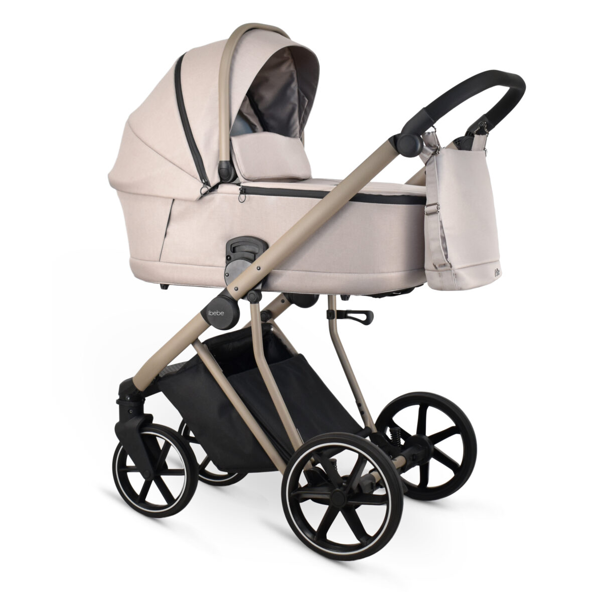 Cărucior pentru copii 2 in 1 iBebe Next2 Beige