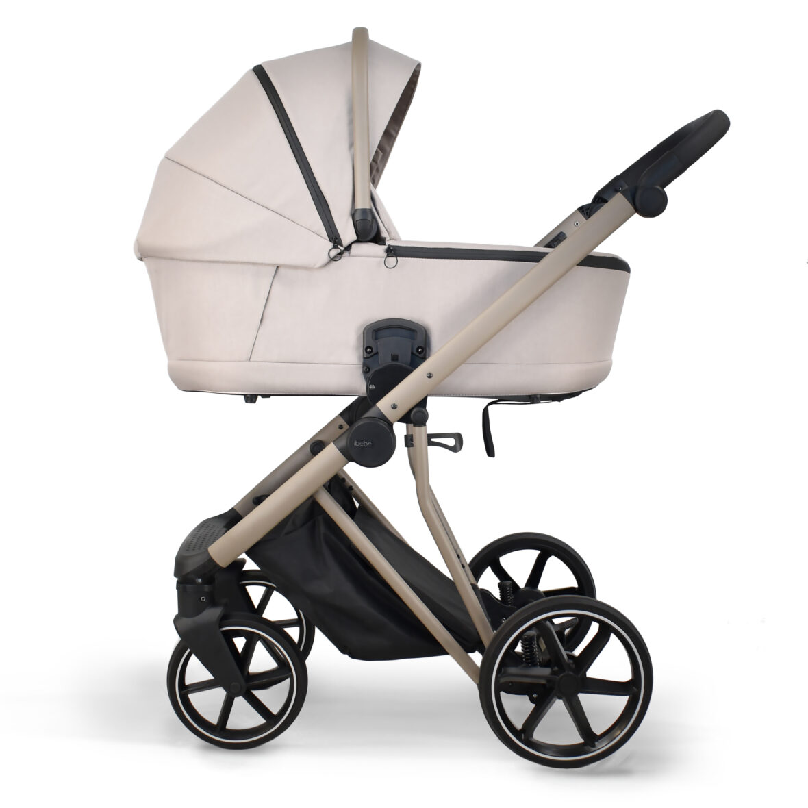 Cărucior pentru copii 2 in 1 iBebe Next2 Beige tiny tots bebe magazin copii cluj (4)